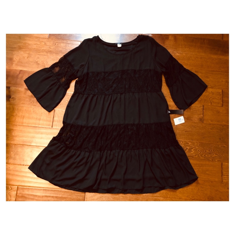 ING + Lace Block Dress